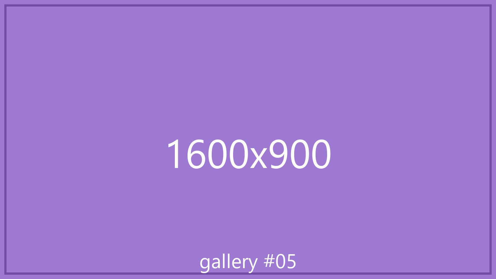 A wide placeholder tile, three columns.